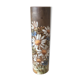 VINTAGE VASE IN GRES EMAILLE ALEXANDRE KOSTANDA VALLAURIS