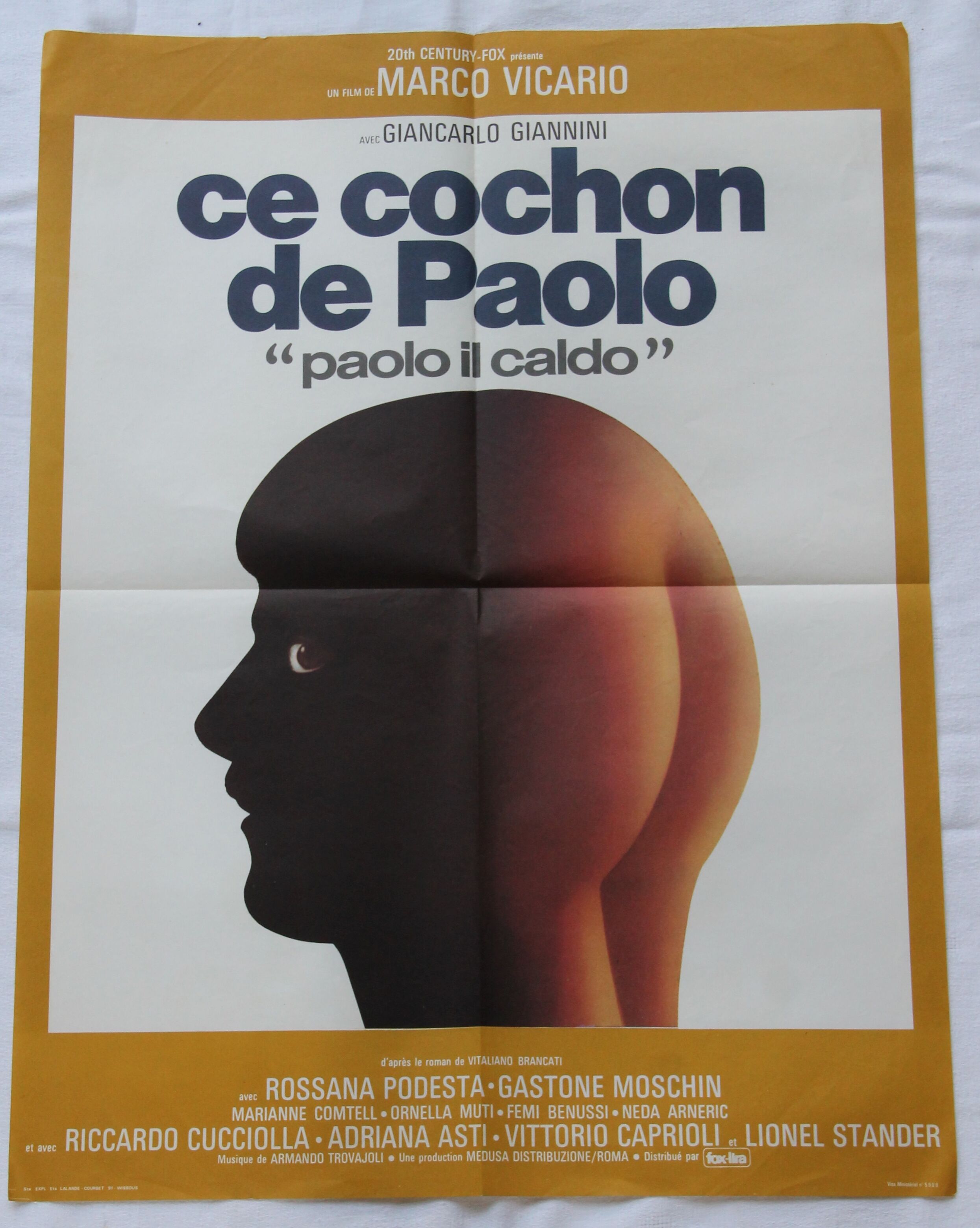 Original movie poster "That pig of Paolo"