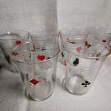 Water glasses card game