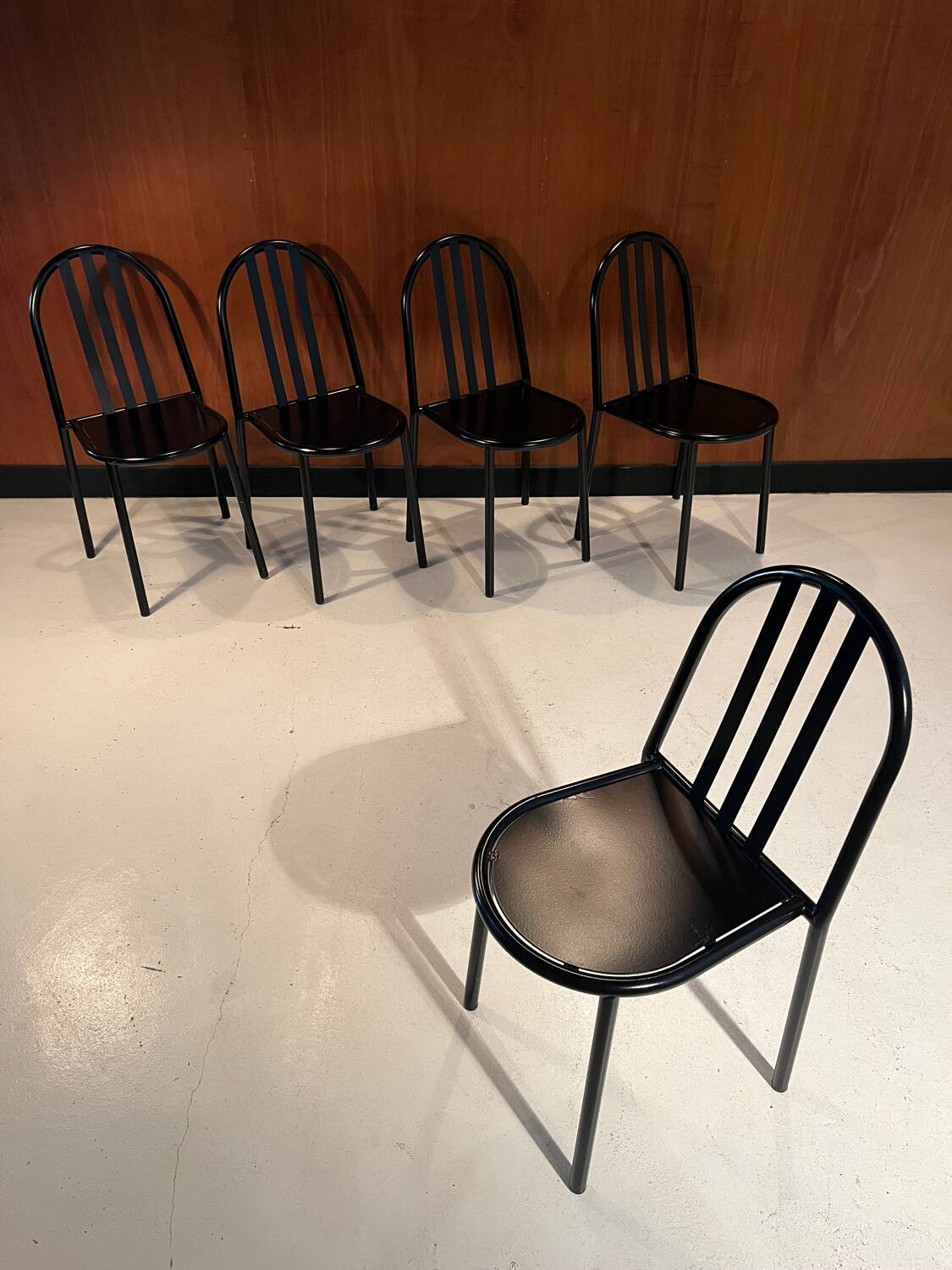 5 chaises officielles RMS , design Robert Mallet Stevens