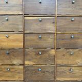 Pair of large drop-front notary cabinets (refurbished)