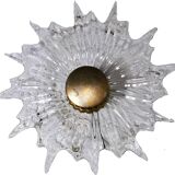 Glass wall light, 1960s