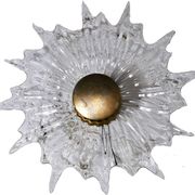 Glass wall light, 1960s
