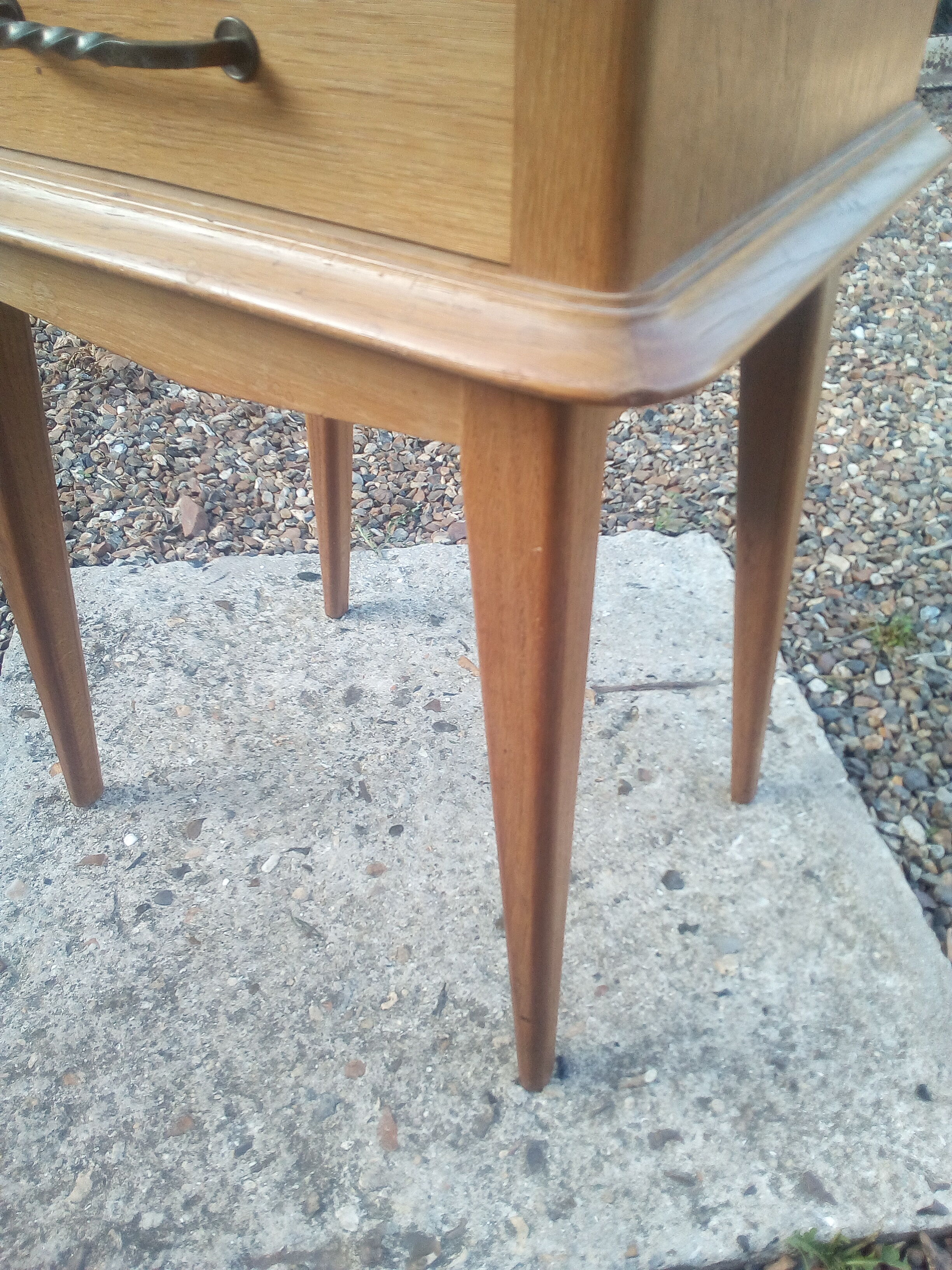 Vintage bedside table