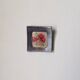 Handmade ceramic wall hanging poppies bohemian country decoration frame