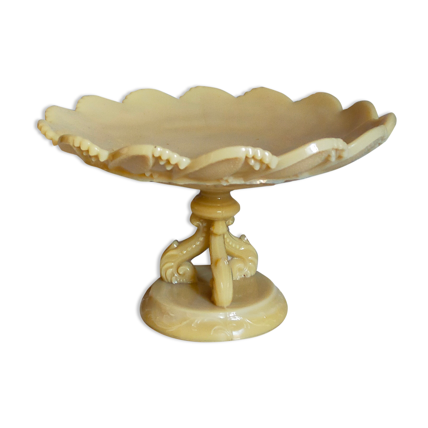 Opaline cake cup early twentieth century