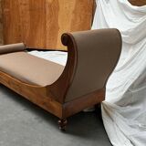 Récamier Empire (France, 19th century) with contemporary fabric