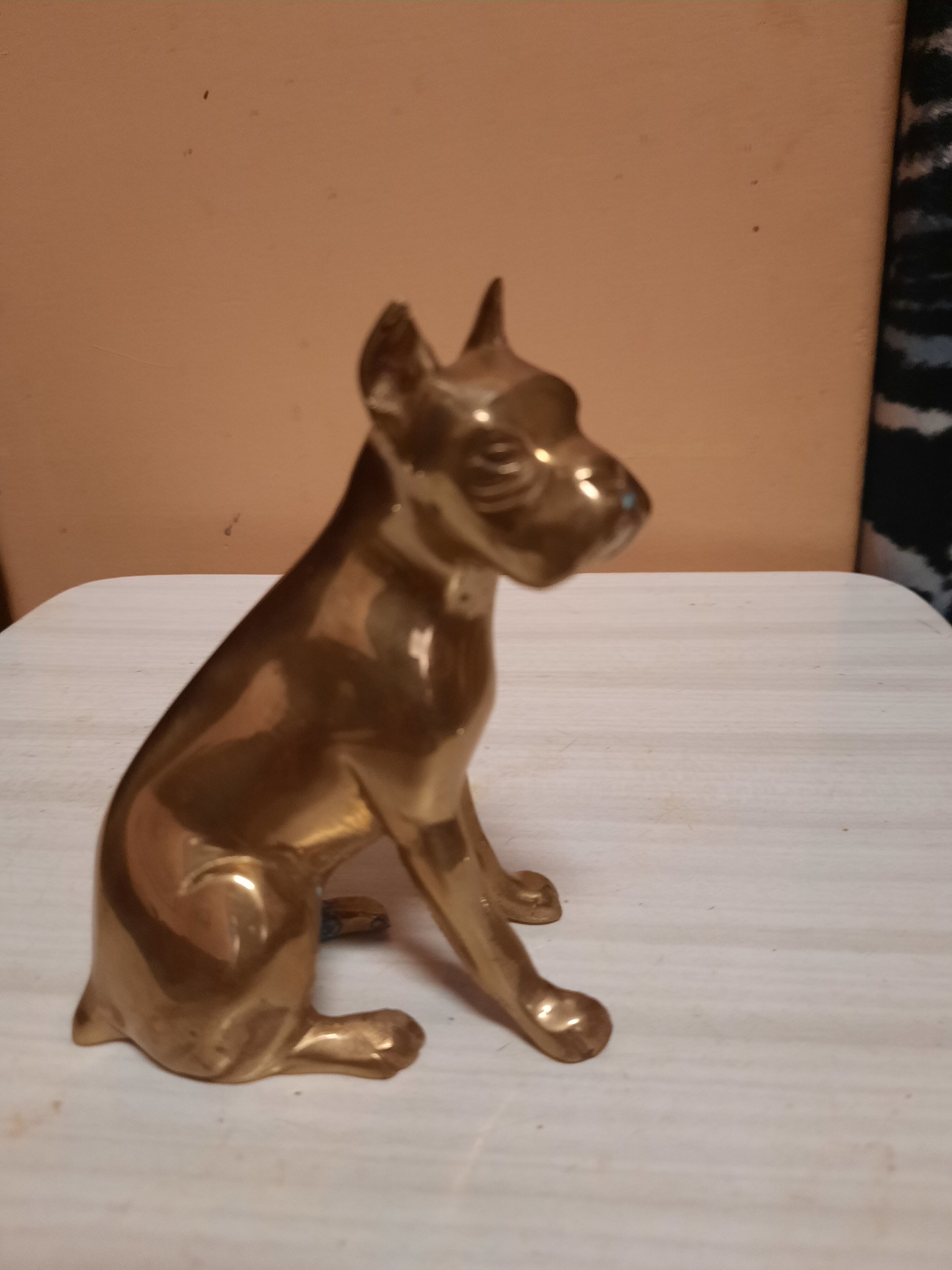 Brass dog