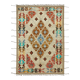 Handwoven Tribal One of a Kind 212 cm x 308 cm Multicolor Wool Carpet
