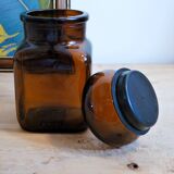 Ariel laundry apothecary style jar - amber glass