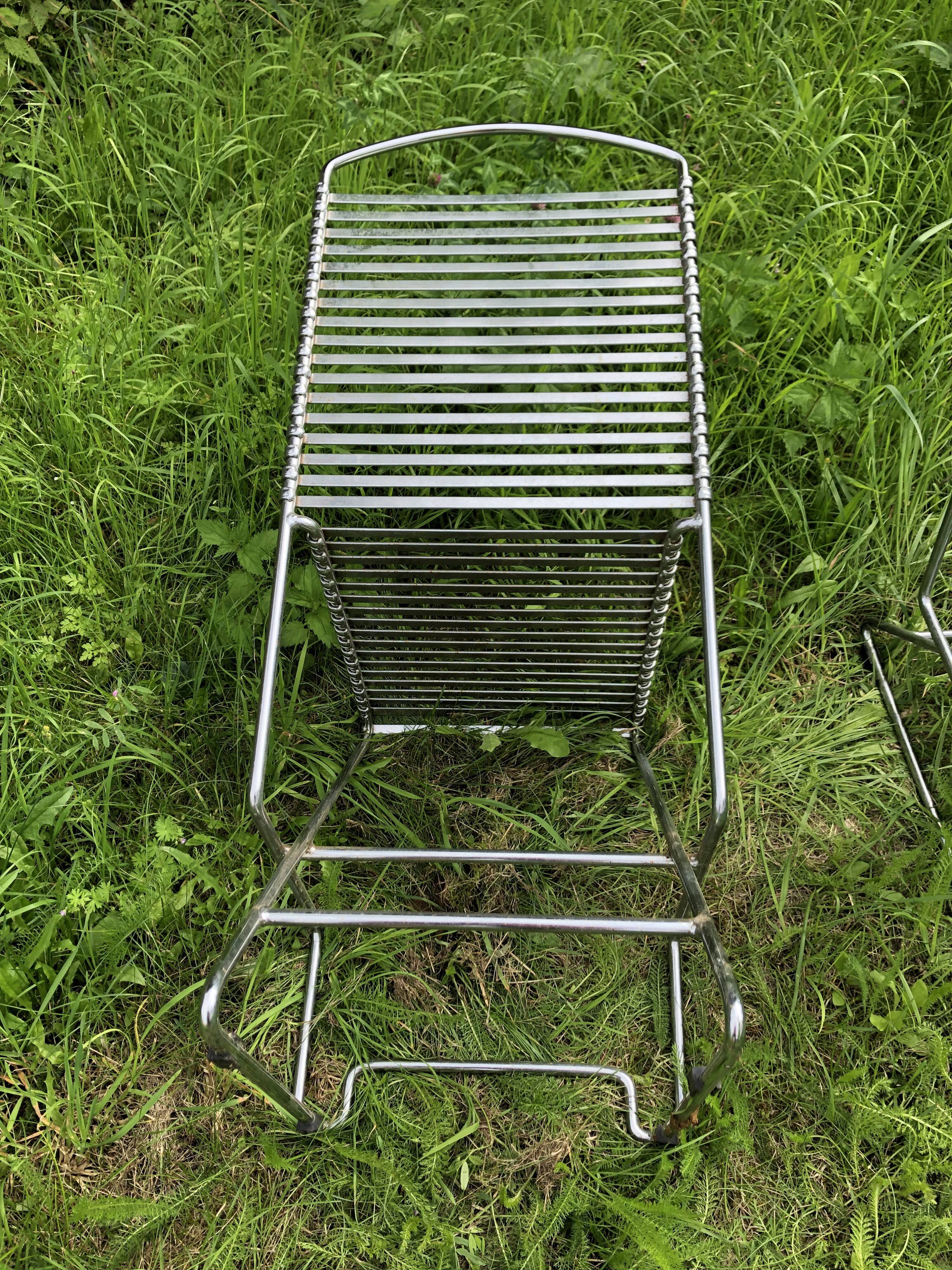 "Kreuzschwinger" chairs for Schlubach by Till Behrens