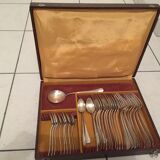 Silver metal cutlery