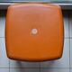 Vintage orange Flair stool from the 70s