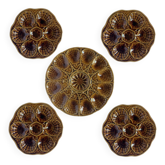 Vintage Sarreguemines oyster service