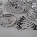 Dessert set, Italian design, 1970s, manufacturer: GOTTINGHEN