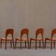 Vintage Morten dining chairs in teak by Niels Koefoed for Hornslet Møbelfabrik, Denmark 1970’s, set of 4