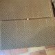 Designer chandelier, metal and soundproofing felt
