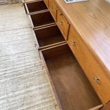 XXL golden oak craft furniture from the 50s