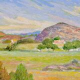 Original Swedish oil on canvas from the mid-century "Landscape" - Vintage and framed