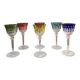 6 verres à vin en cristal Saint Louis
