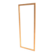 Scandinavian oak mirror, 127x50cm, Sweden, 1960