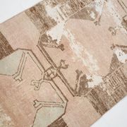 3x11 Rug For Kitchen Brown Beige Turkish Runner Rug, 86x325Cm SK 5286