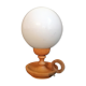 Lamp night light wood and glass vintage Scandinavian design