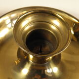 Gilded brass candlestick