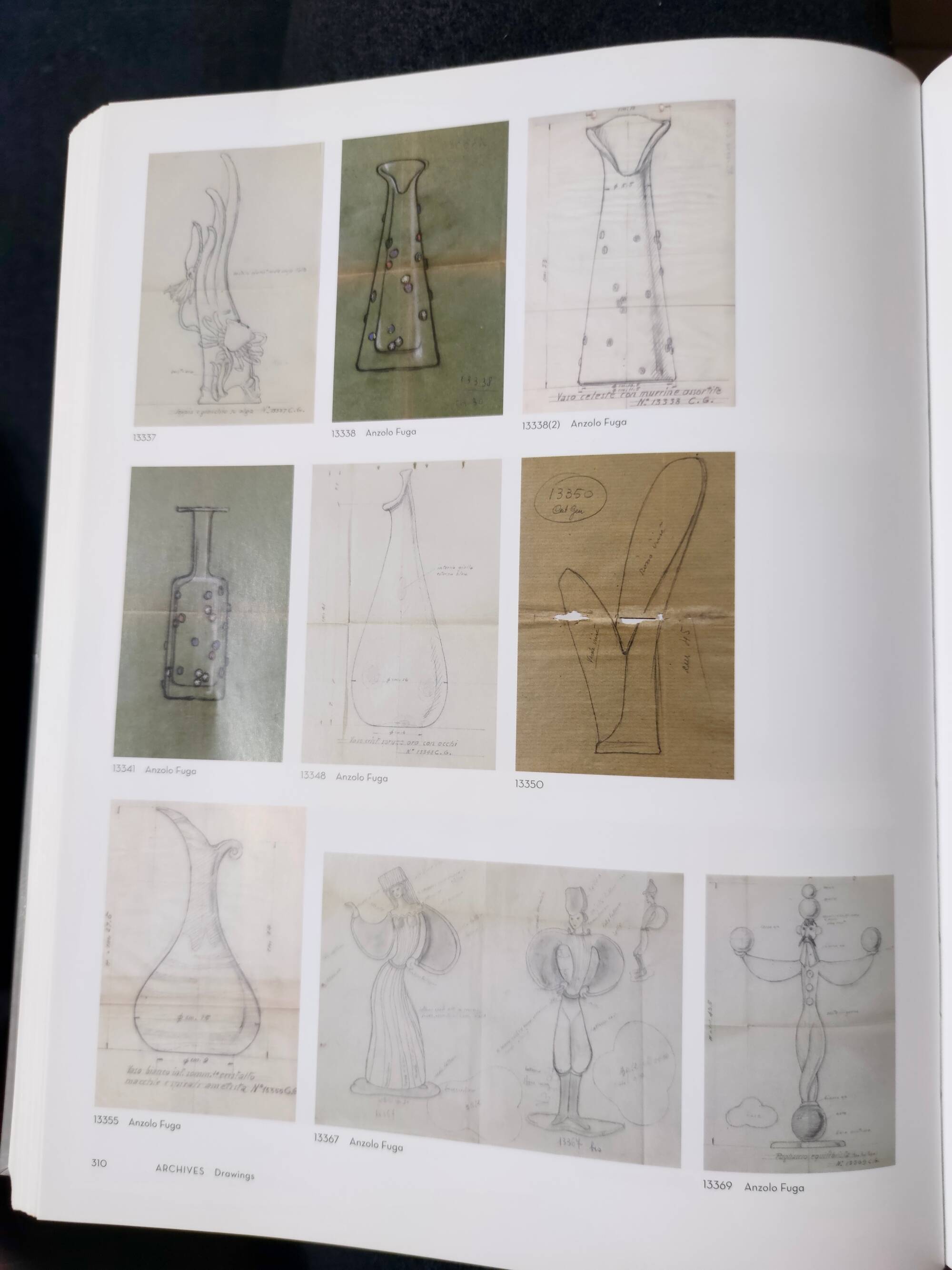 Experimental Amber Murano Glass Vase attr. to Anzolo Fuga, Italy