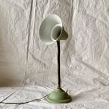 Metal and brass cocotte desk lamp - 1950