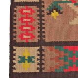 Carpet kilim of years 60-68 x 152 cm