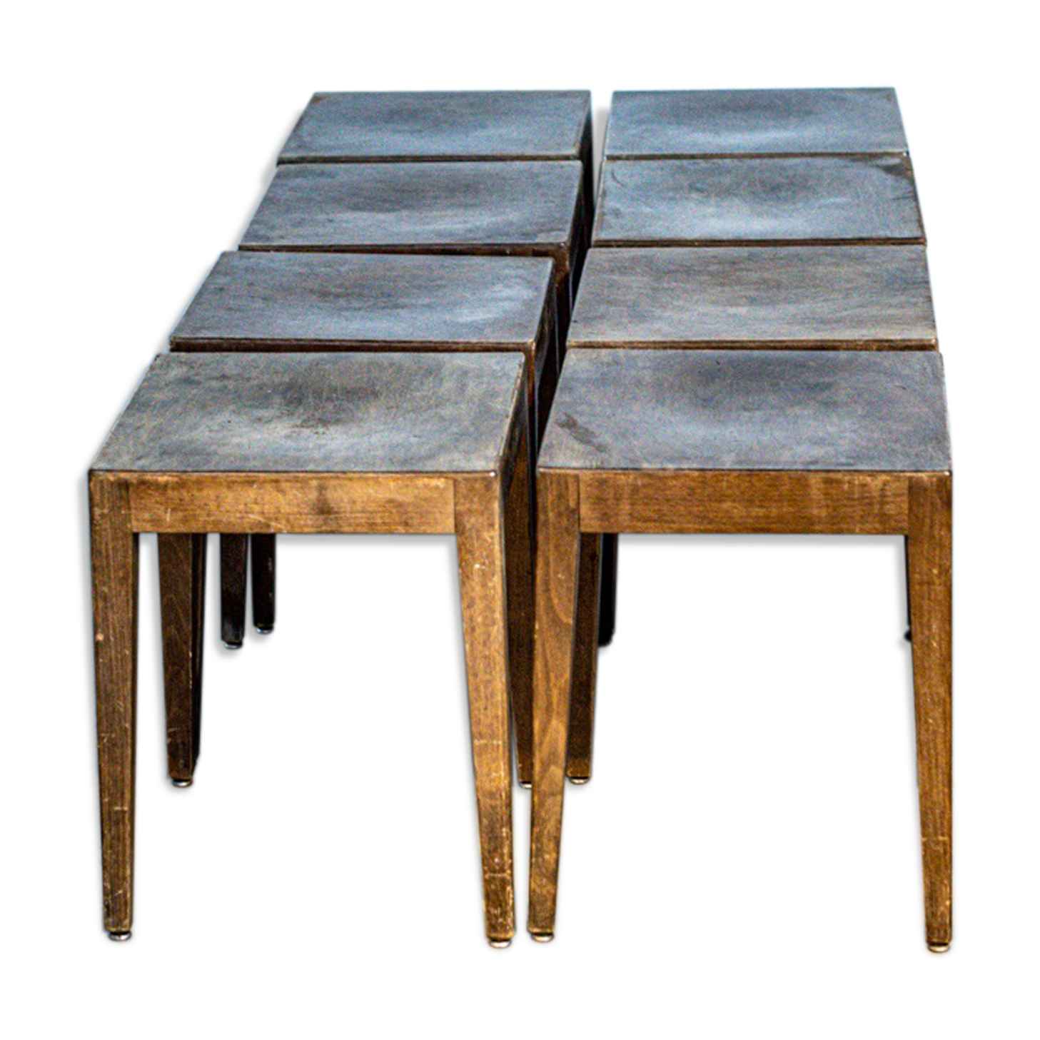 Lot of ten Baumann stools