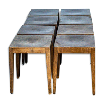 Lot of ten Baumann stools