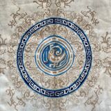 Tapis ancien chinois art déco 244x308 cm