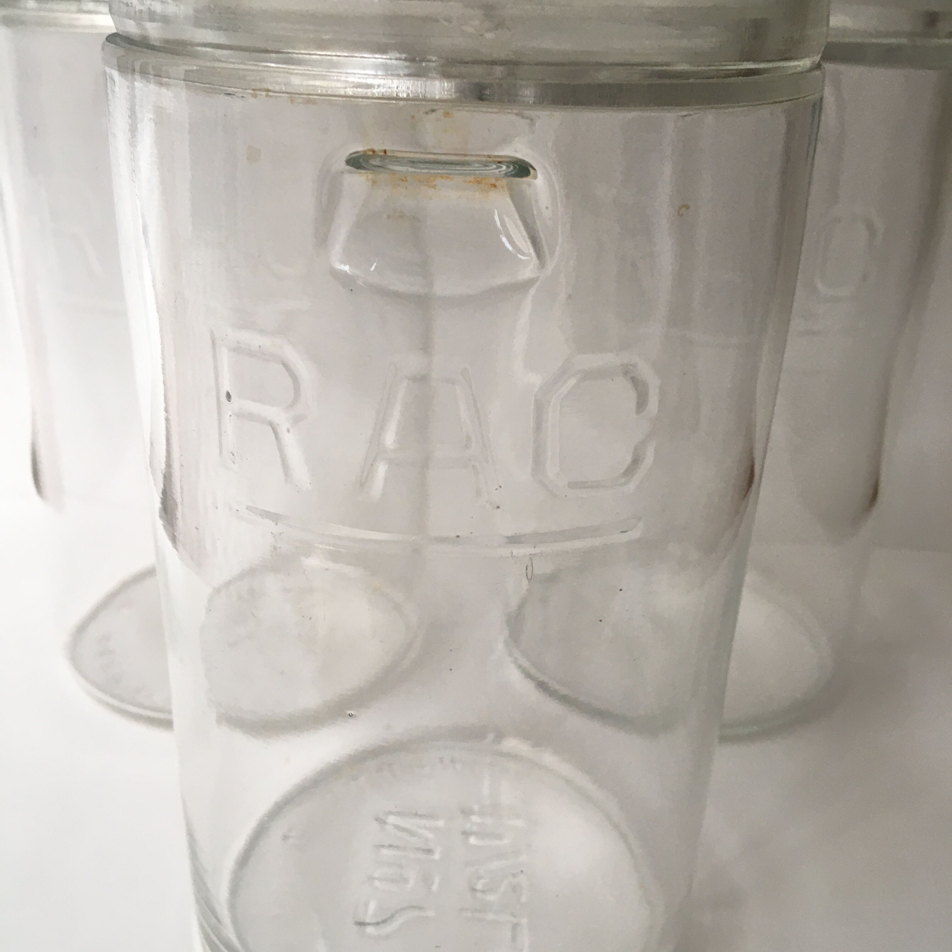 Set de 3 bocaux 1,5L RAC années 50