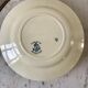 set of 6 dessert plates Terre de Fer St Amand model "Athens" XXth
