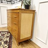 Vintage chest of drawers compass feet