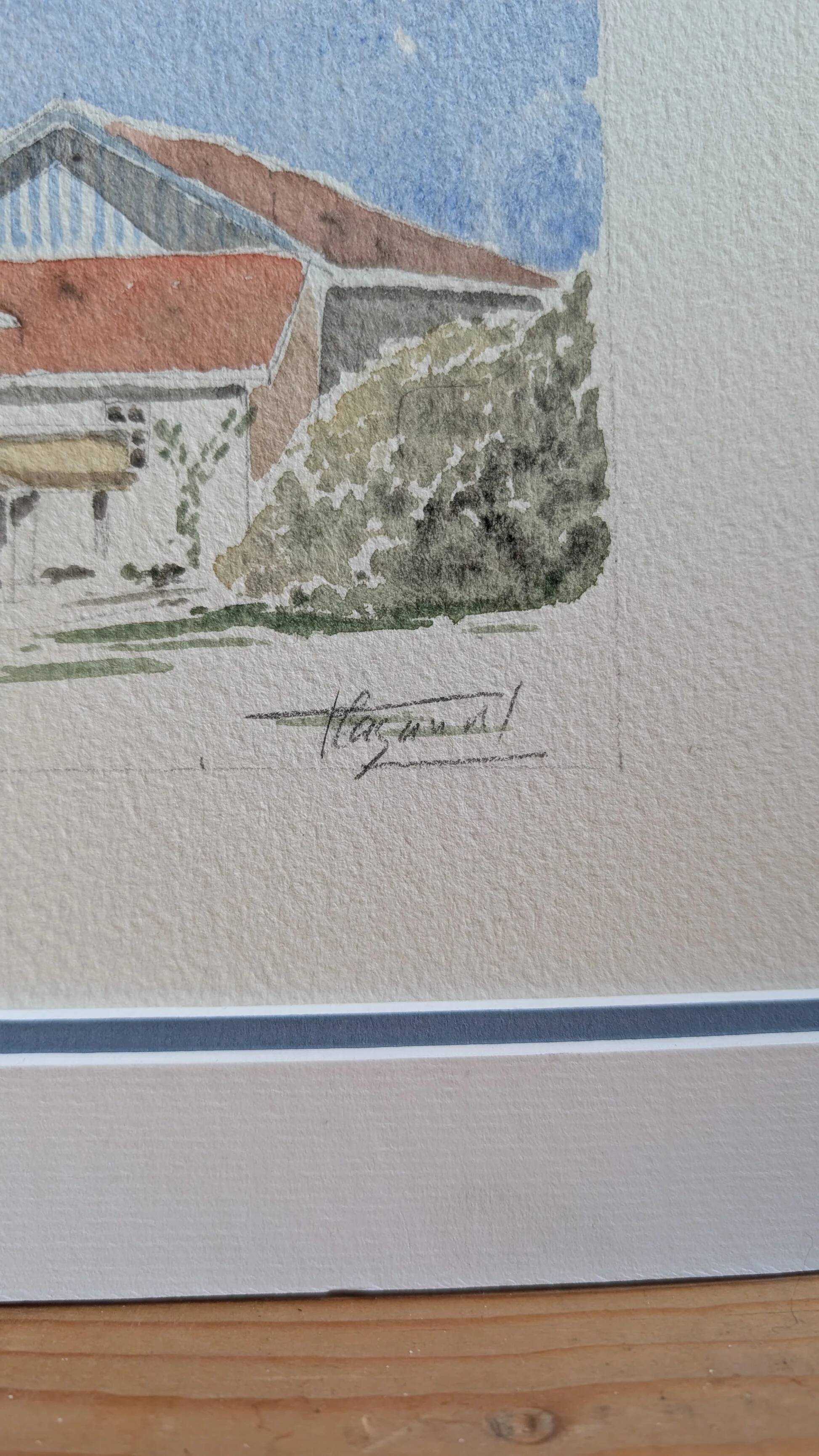 Aquarelle originale – Esprit du Cap Ferret