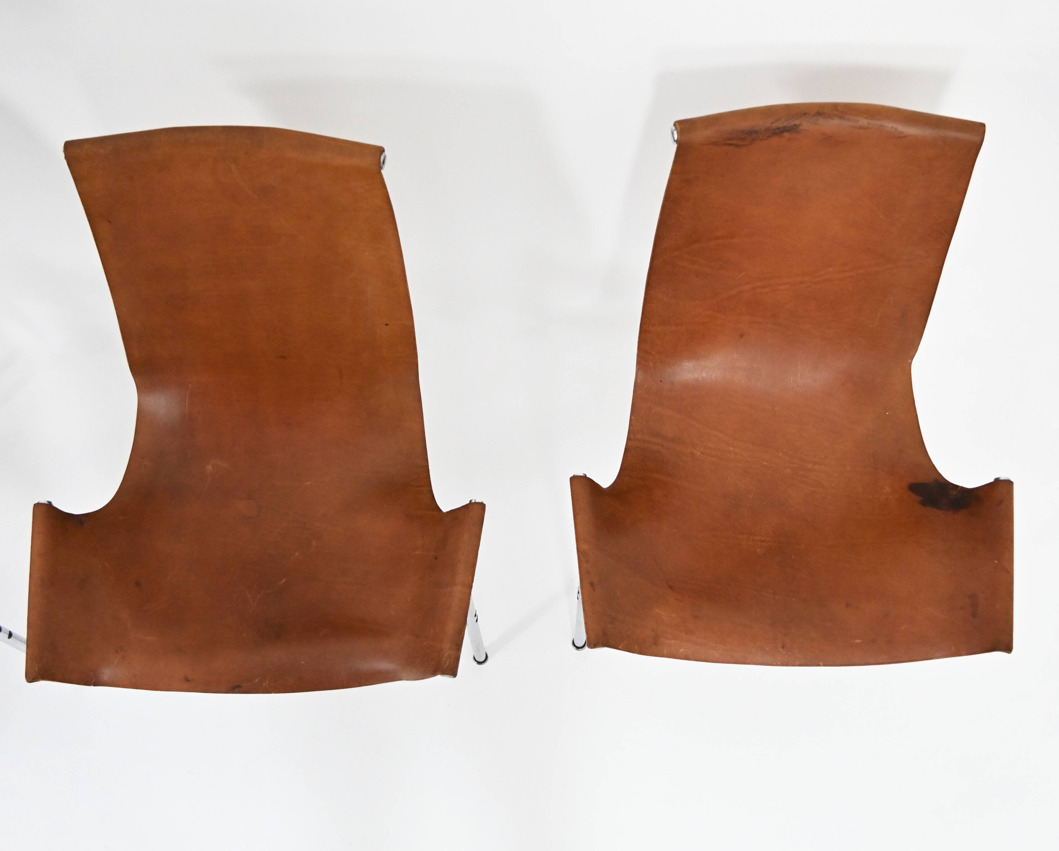 Model 3LC T Chairs by William Katavolos for Laverne International, 1952