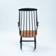 Fauteuil à bascule danois Lena Larsson Grandessa du milieu du siècle, années 1950