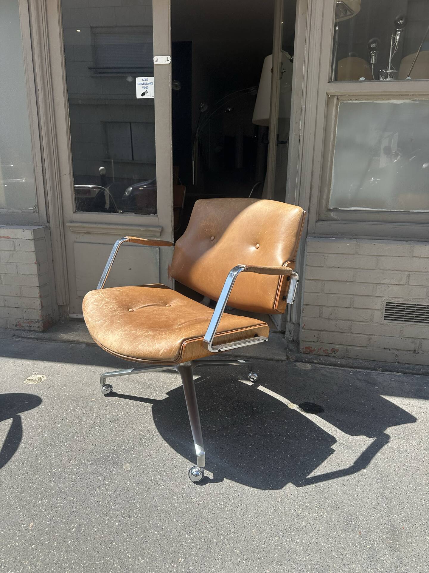 FK84 armchair by Kastholm & Fabricius for Kill International