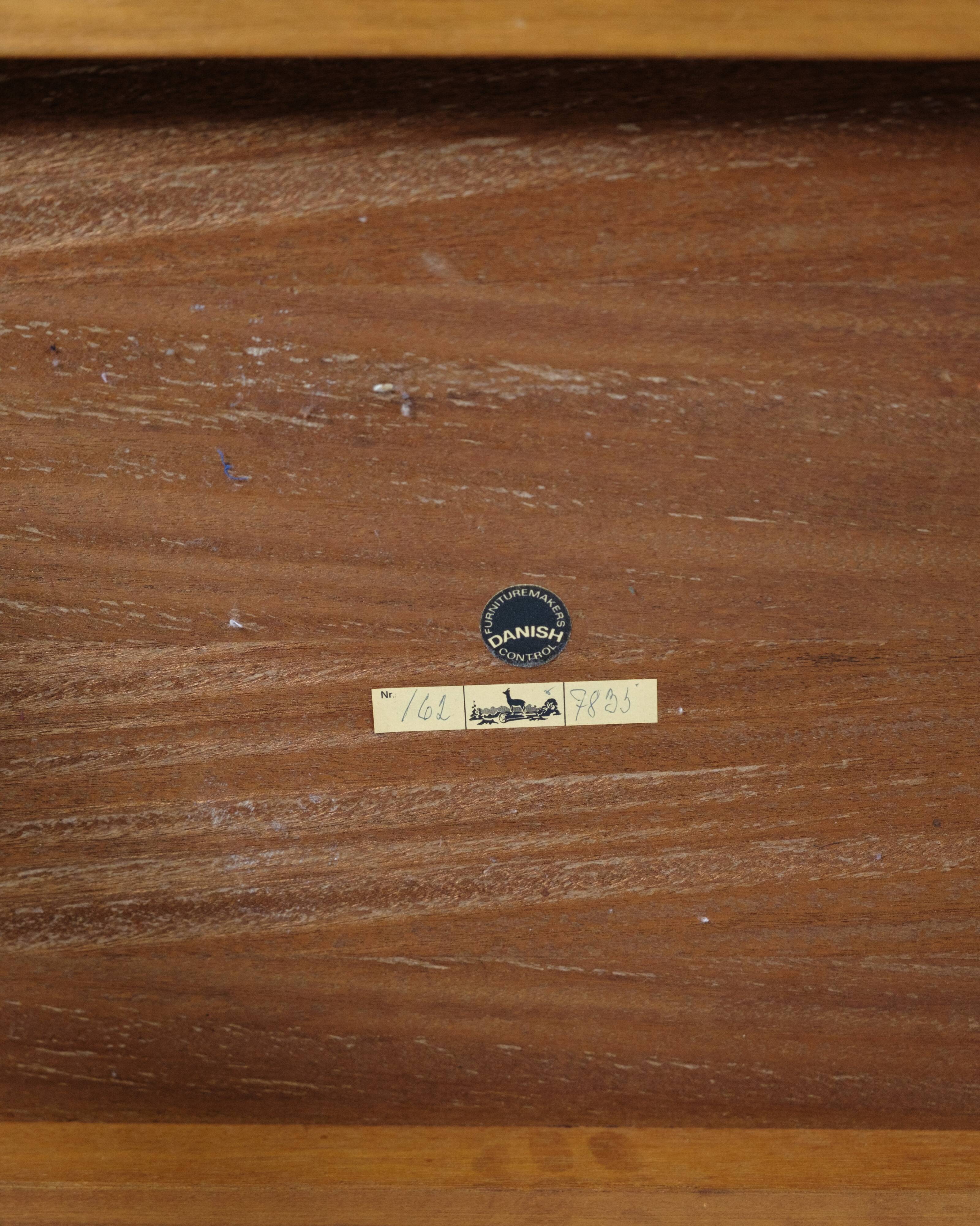 Side Table Model 162 In Rosewood By Severin Hansen For Haslev Furniture