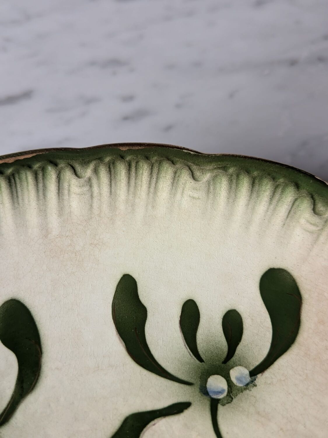 Plate from Digoin Sarreguemines