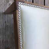 2 solid wood satin art deco chairs