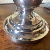 Silver metal lamp base