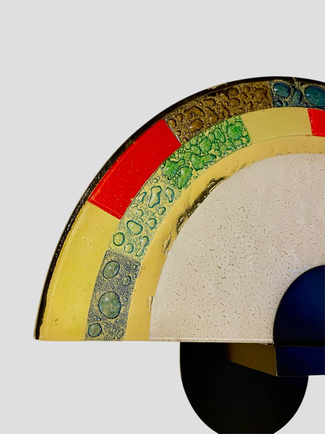 Pair of wall lights by Zonca Murano glass, Italy 1980