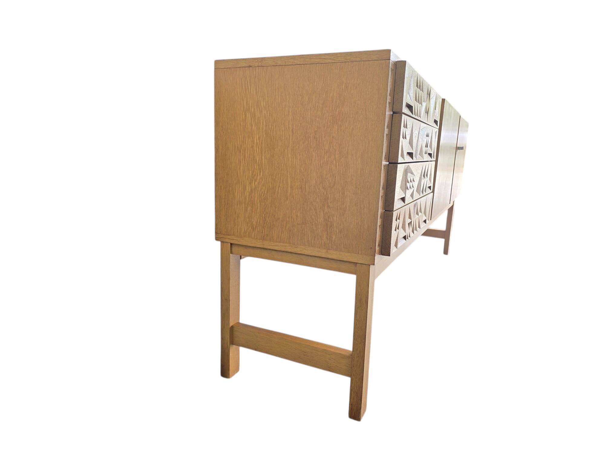 Vintage brutalist sideboard/buffet/chest of drawers