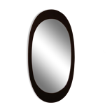 Seventies oval wall mirror