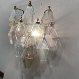 Murano Glass Polygon Sconces Set of 2