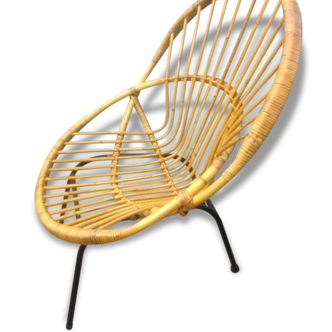 Chair shell rattan